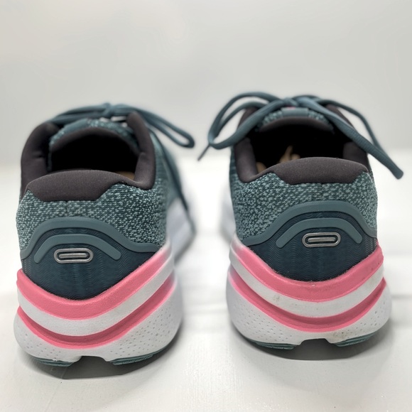 Brooks Ghost Max 2 Women's Athletic Shoes - Teal and Pink size 9.5 - Picture 6 of 10